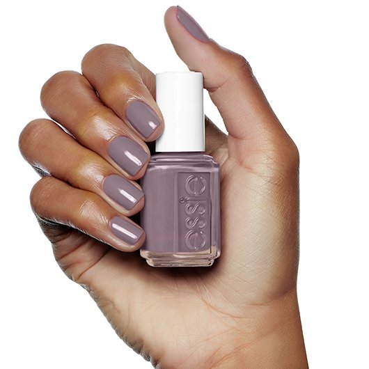 Merino Cool Mulberry Purple Grey Nail Polish Nail Color Essie