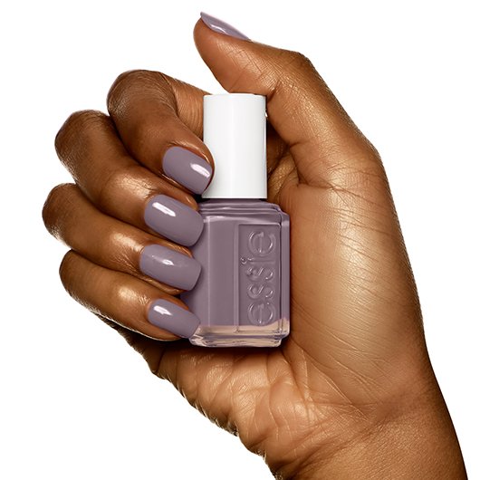 Merino Cool Mulberry Purple Grey Nail Polish Nail Color Essie