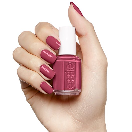 in stitches - dark blush pink nail polish & nail color - essie