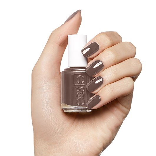 Mink Muffs Smoky Taupe Brown Nail Polish Color Lacquer Essie