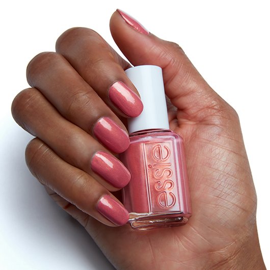 let it glow - copper coral nail polish 