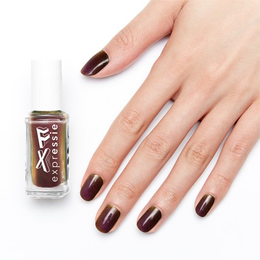 Oil Slick FX Top Coat Chrome Pearl Nail Polish Essie