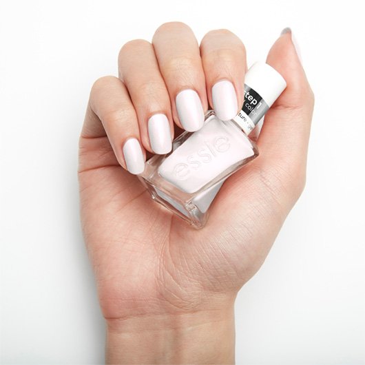 Chiffon The Move - Sheer Ivory Gel Couture Nail Polish - Essie