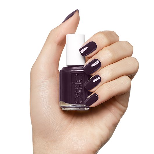 Luxedo Dark Black Purple Nail Polish Nail Color Essie
