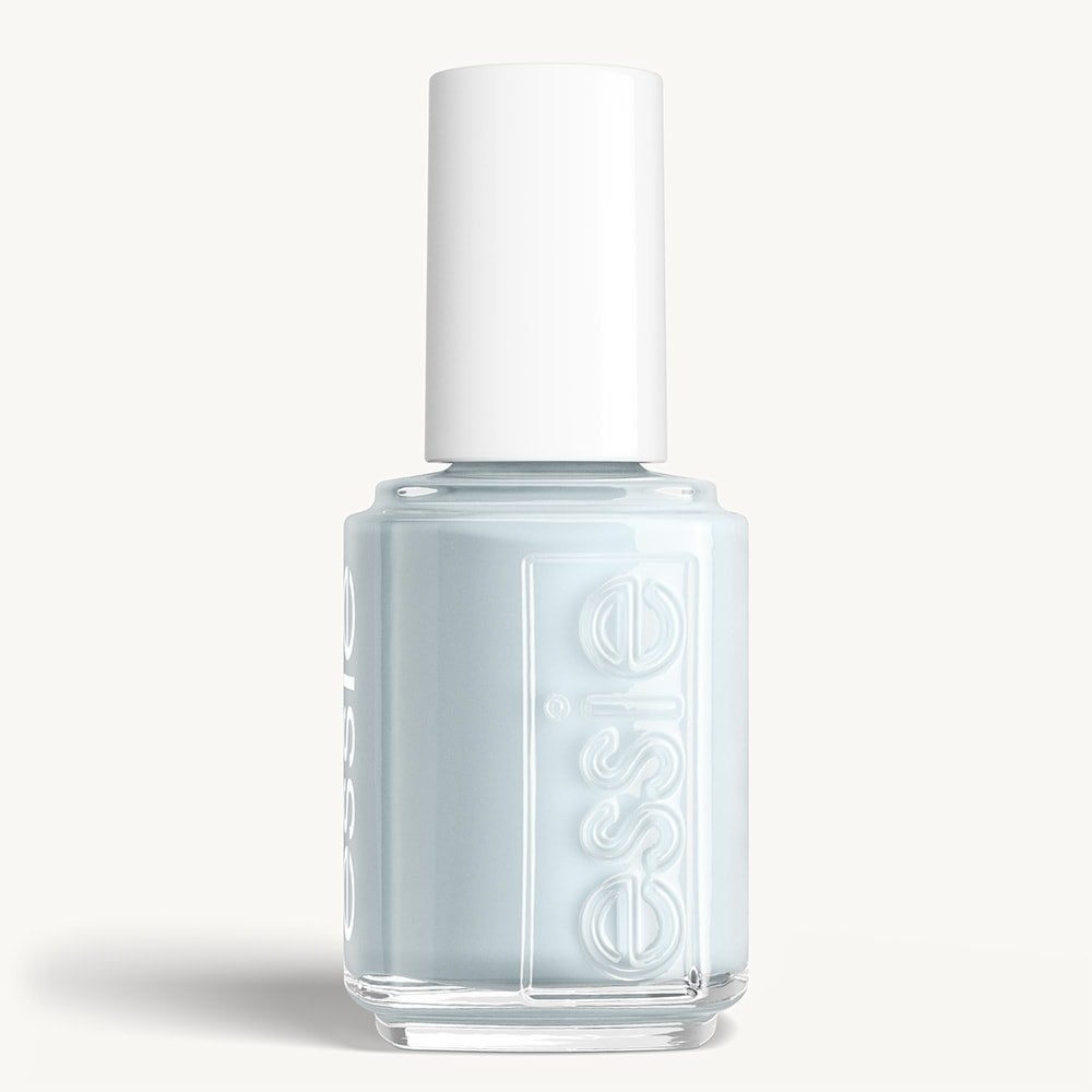 Classic bottle of essie 'Find Me An Oasis' nail polish against a clean white background.