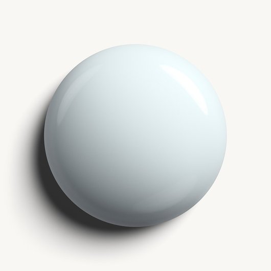 Glossy, high-shine drop of essie 'find me an oasis' nail polish against a clean white background.