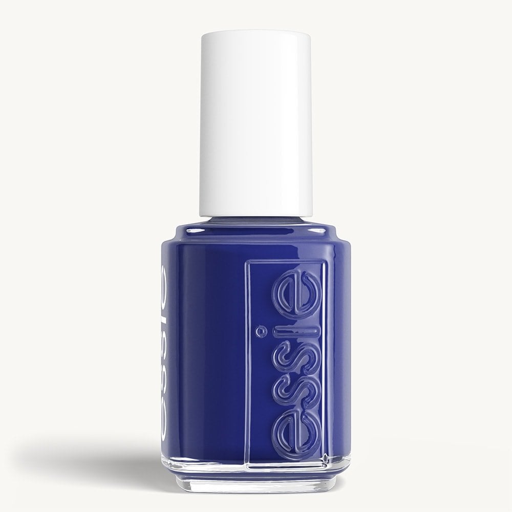 Classic bottle of essie 'New Day New Me' nail polish against a clean white background.