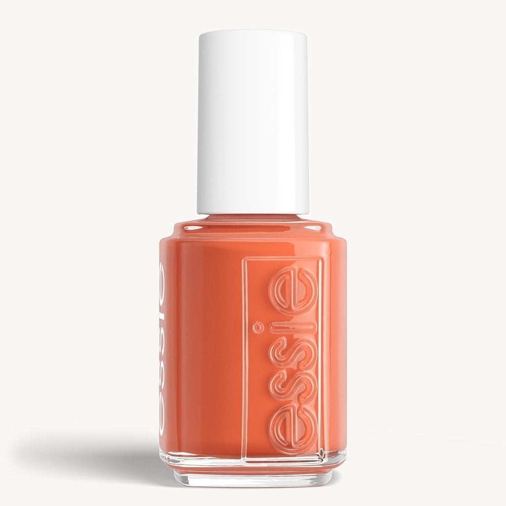 Classic bottle of essie 'Frilly Lillies' nail polish against a clean white background.