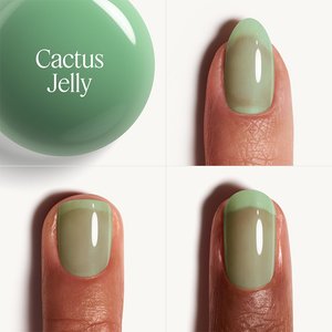 matcha green jelly nail polish | cactus jelly | essie