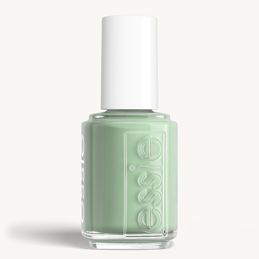 Classic bottle of essie 'Turquoise And Caicos' nail polish against a clean white background.