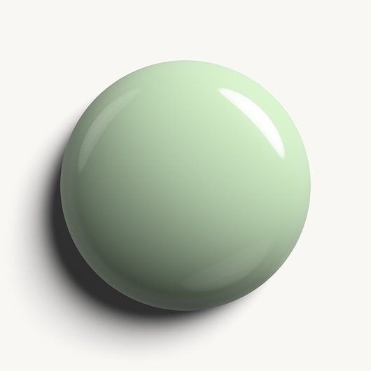 Glossy, high-shine drop of essie 'turquoise and caicos' nail polish against a clean white background.