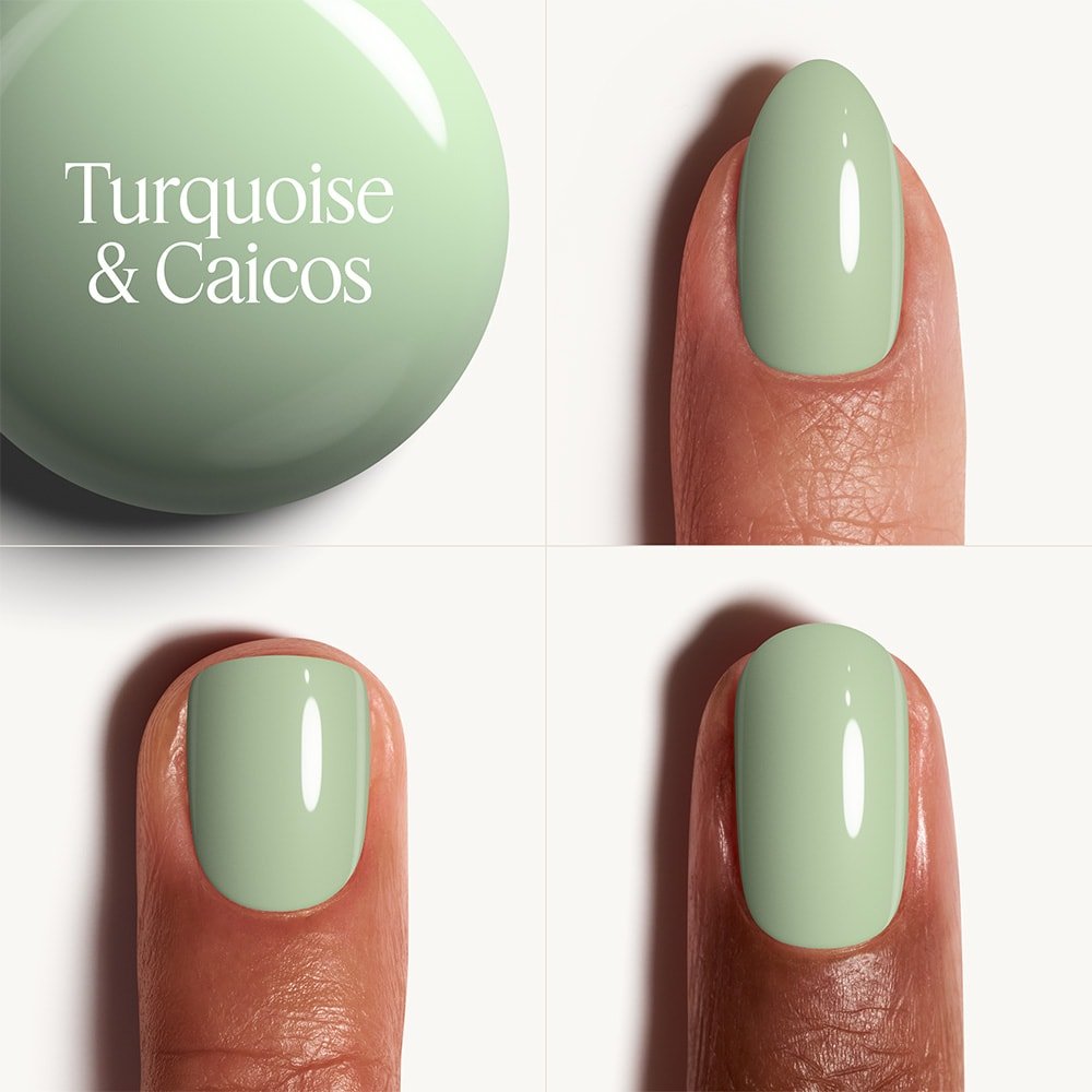 turquoise & caicos - tropical aqua nail polish & nail color - essie