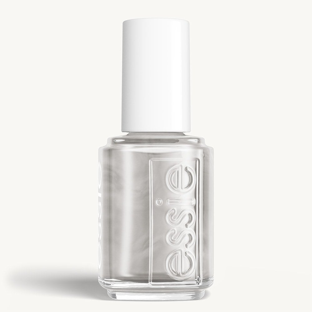 Classic bottle of essie 'Cosmic Chrome' nail polish against a clean white background.