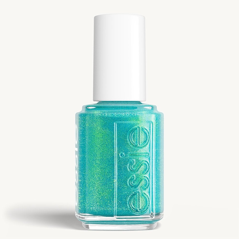 Classic bottle of essie 'Frosted Fantasy' nail polish against a clean white background.