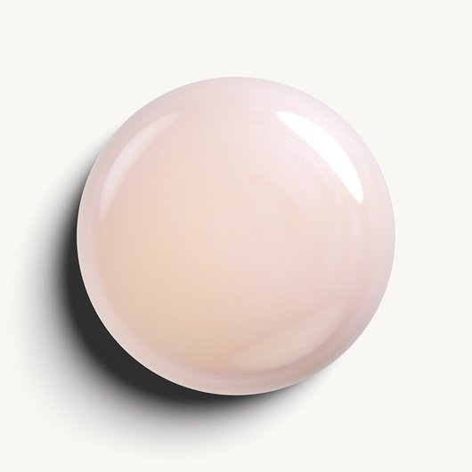Glossy, high-shine drop of essie 'boatloads of love' nail polish against a clean white background.