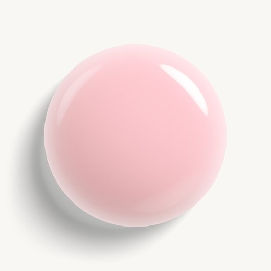 Glossy, high-shine drop of essie 'mademoiselle' nail polish against a clean white background.