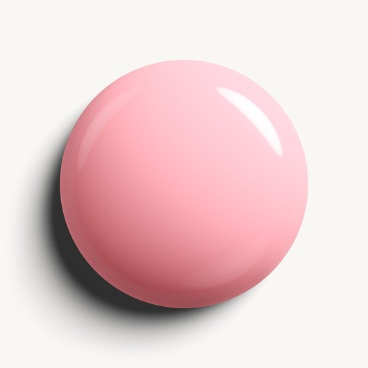 Glossy, high-shine drop of essie 'minimalistic' nail polish against a clean white background.
