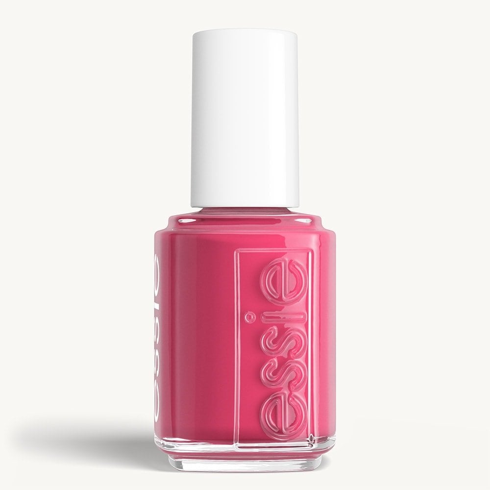 Classic bottle of essie 'Slumber Party-On' nail polish against a clean white background.