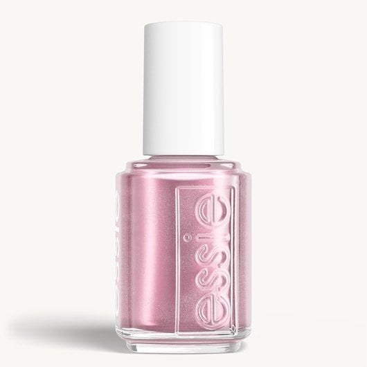 Twisted Tutu metallic pink nail polish bottle on white background