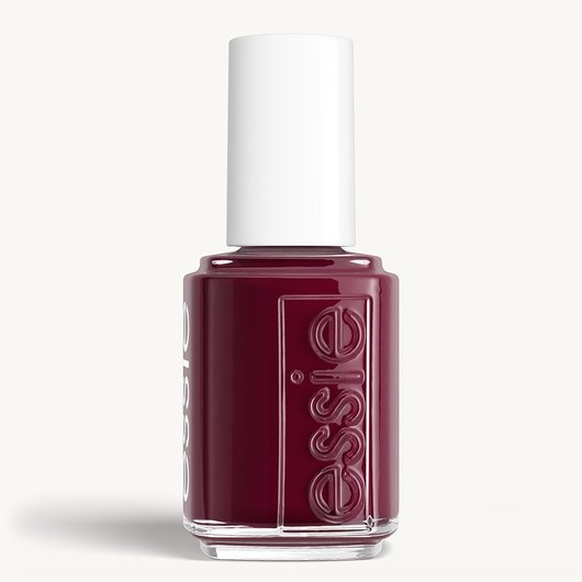 Classic bottle of essie 'Bahama Mama' nail polish against a clean white background.