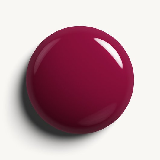Glossy, high-shine drop of essie 'drive in and dine' nail polish against a clean white background.