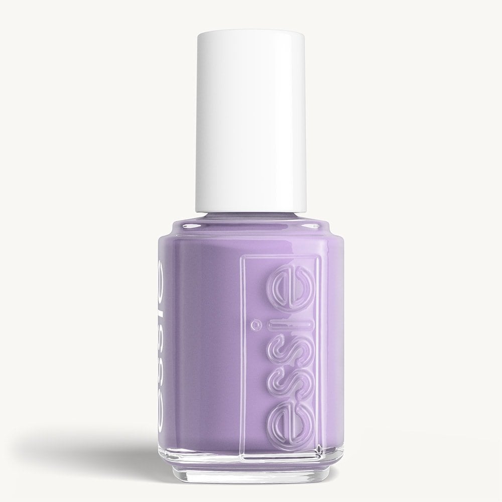Classic bottle of essie 'Orchid Jelly' nail polish against a clean white background.