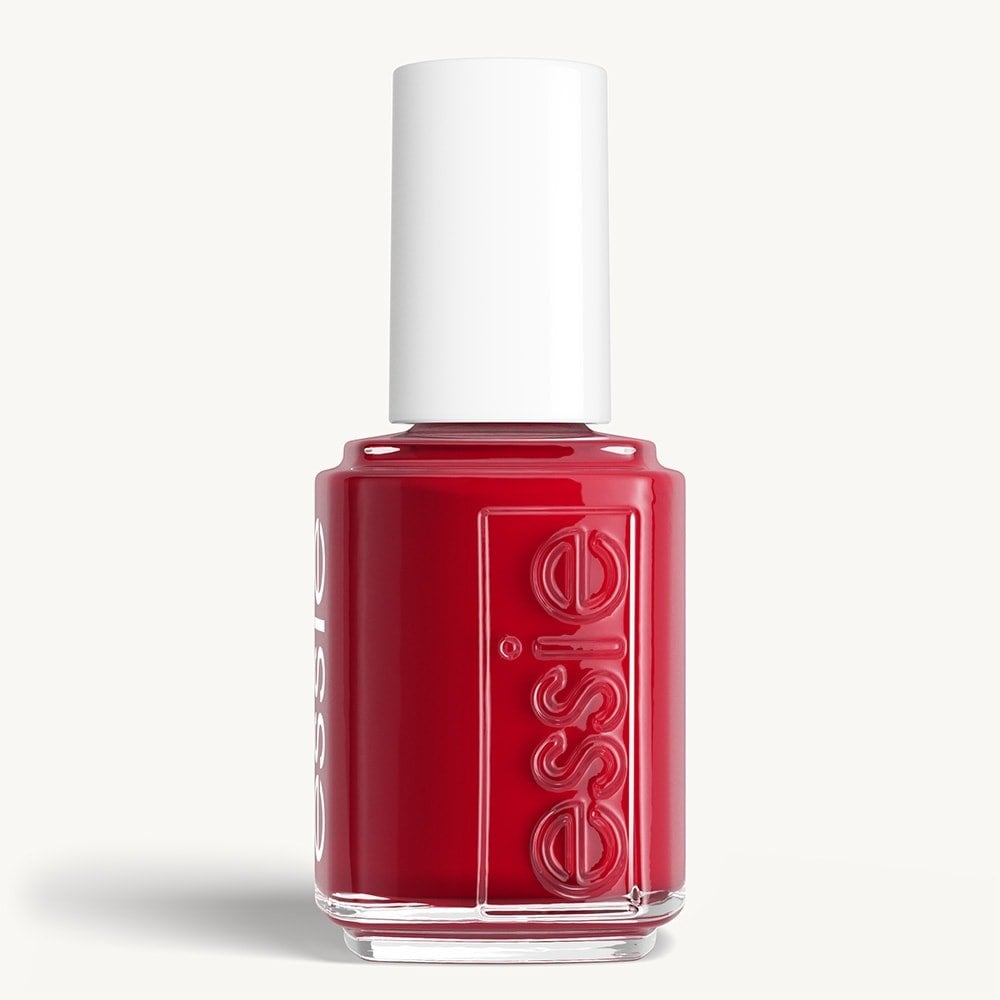 Classic bottle of essie 'Forever Yummy' nail polish against a clean white background.