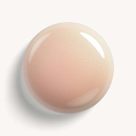 Glossy, high-shine drop of essie 'going steady' nail polish against a clean white background.