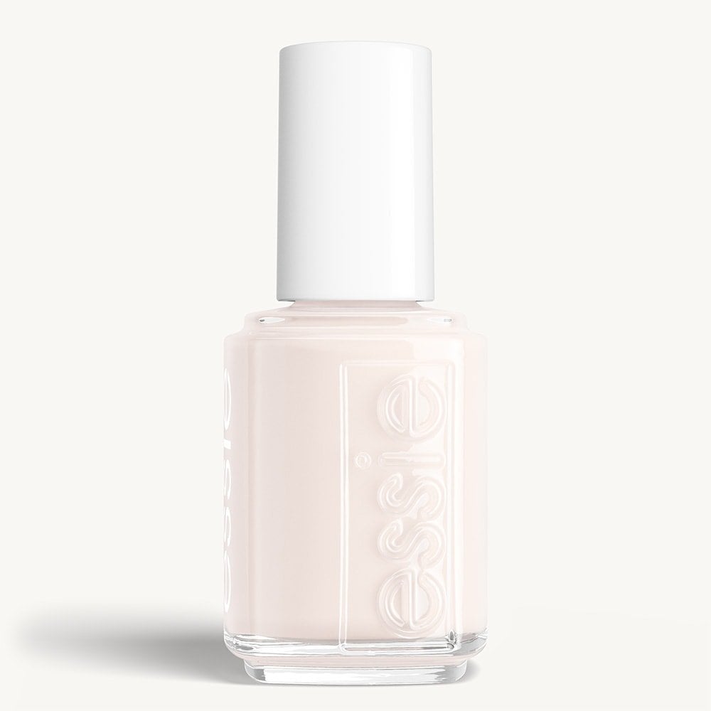 Classic bottle of essie 'Limo-Scene' nail polish against a clean white background.