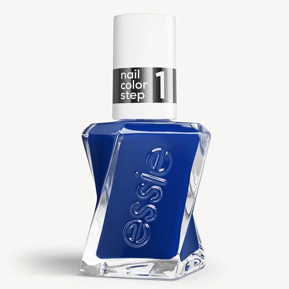 Sleek bottle of Gel by essie longwear nail polish in shade 'New Highs' against a clean white background.