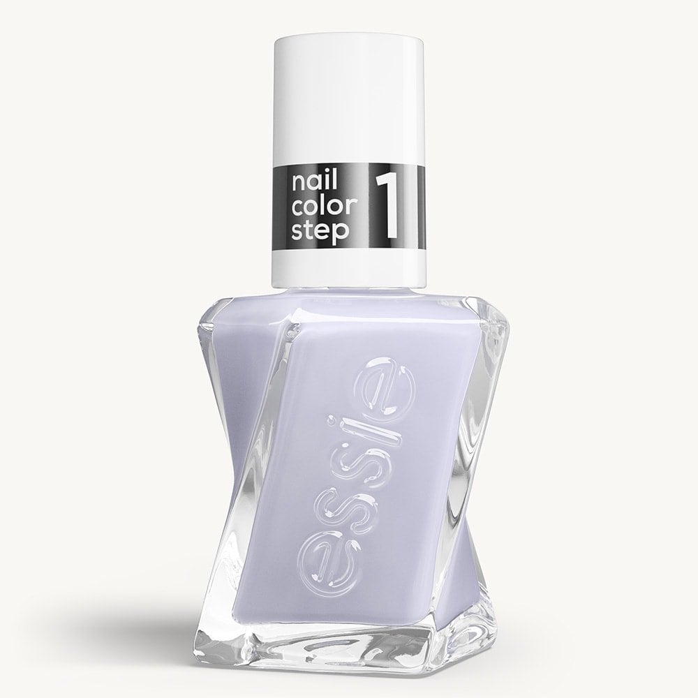 Sleek bottle of Gel by essie longwear nail polish in shade 'Perfect Posture' against a clean white background.