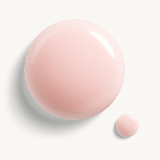 Glossy, high-shine drop of Gel by essie 'Fairy Tailor' longwear nail polish against a clean white.