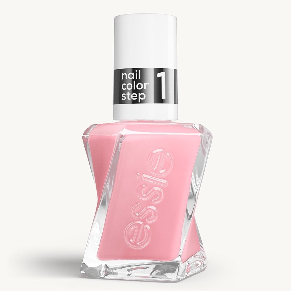 Sleek bottle of Gel by essie longwear nail polish in shade 'Inside Scoop' against a clean white background.