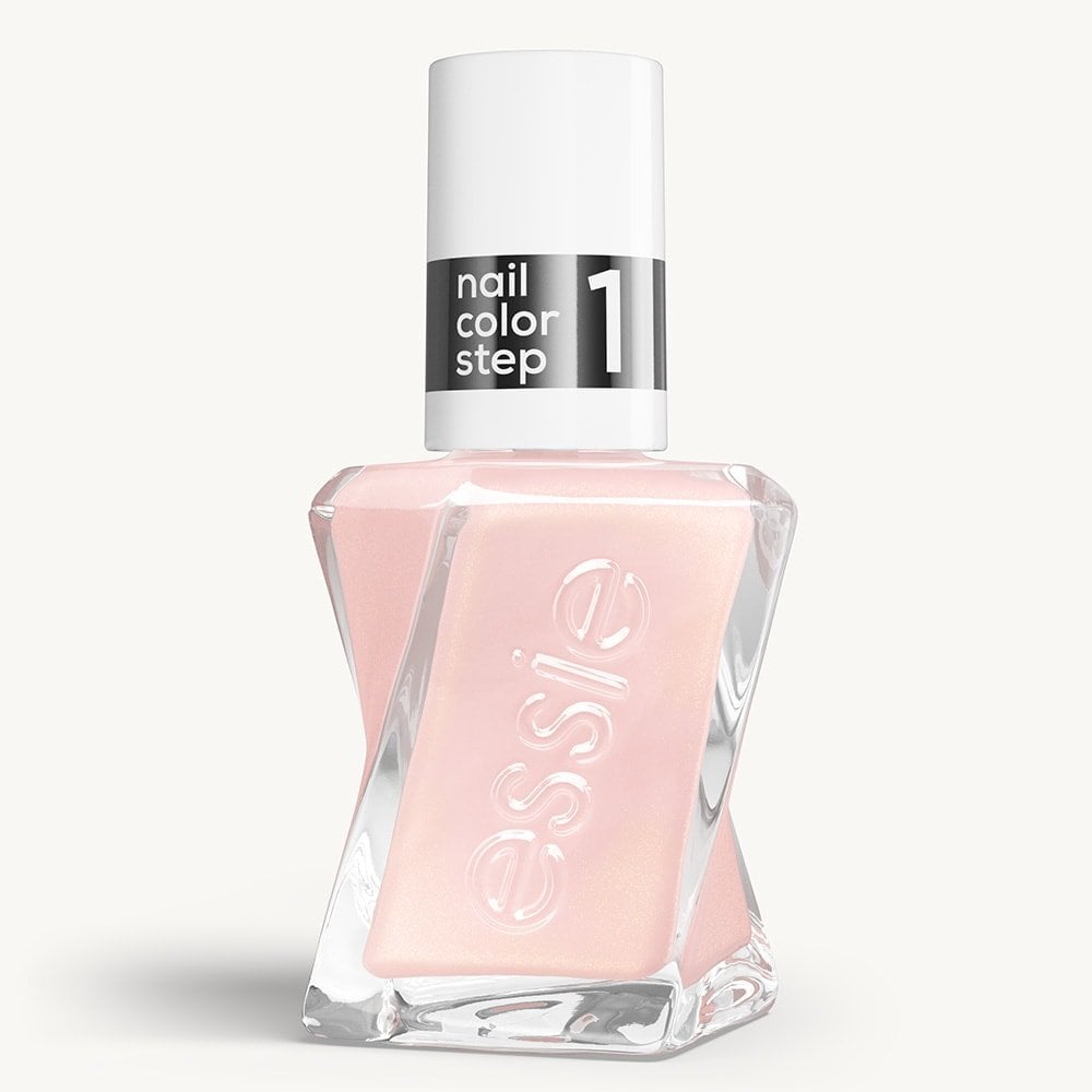 Sleek bottle of Gel by essie longwear nail polish in shade 'Wearing Hue' against a clean white background.