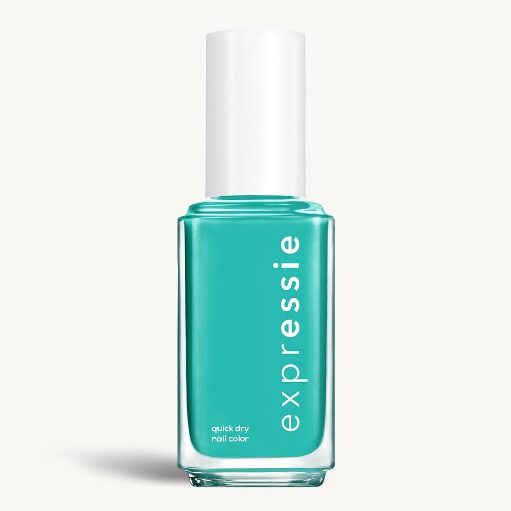 Sleek bottle of Essie Expressie quick-dry nail polish in 'Bring the Beat' against a clean white background.