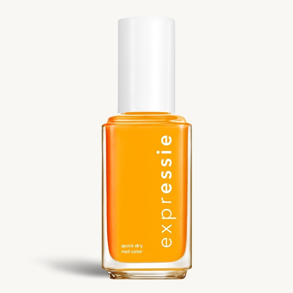Sleek bottle of Essie Expressie quick-dry nail polish in 'Outside the Lines' against a clean white background.