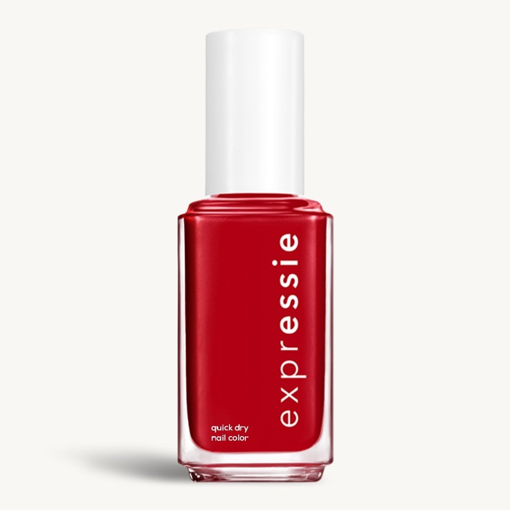 Sleek bottle of Essie Expressie quick-dry nail polish in 'Seize the Minute' against a clean white background.