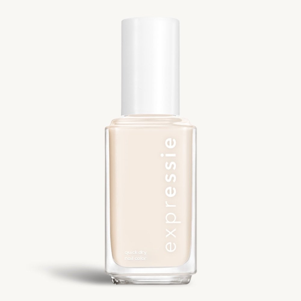 Sleek bottle of Essie Expressie quick-dry nail polish in 'Daily Grind' against a clean white background.