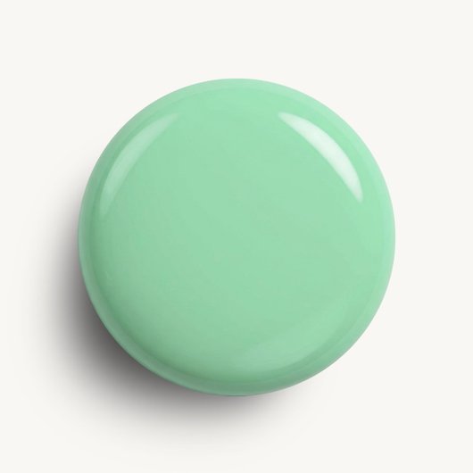 Glossy, high-shine drop of essie Expressie quick-dry nail polish in shade 'express to impress' against a clean white background.