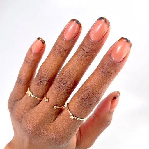 Multi-color french manicure - Essie