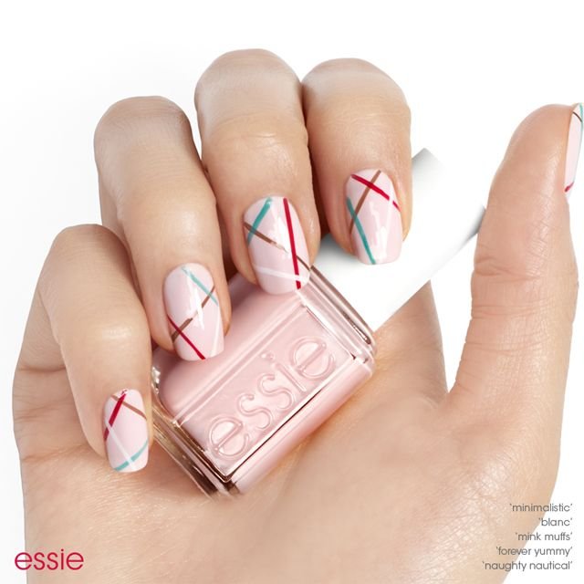 Line Dance - Nail Art Manicure Tutorial - Essie