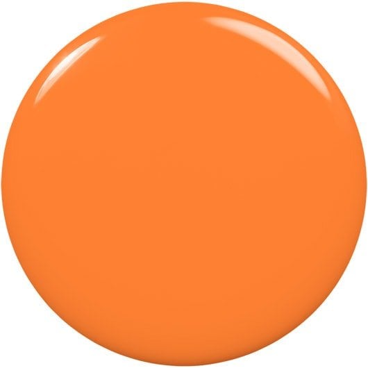 be them all slightly dirty yet energetic orange nail polish swatch 