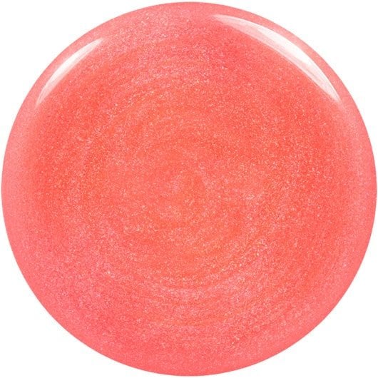 fiercely faceted metallic orange nail polish swatch 