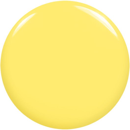 swatch of limon cielo yellow shade of essie nail polish