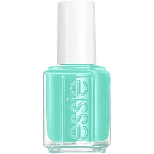 bottle of essie riviera rush turquoise nail polish