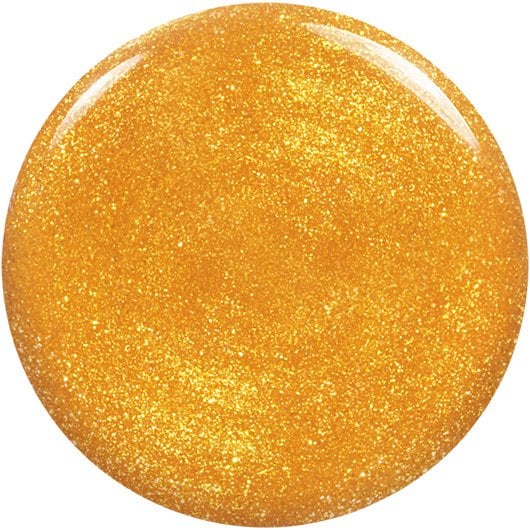 White background with large round puddle of good things glow essie nail polish