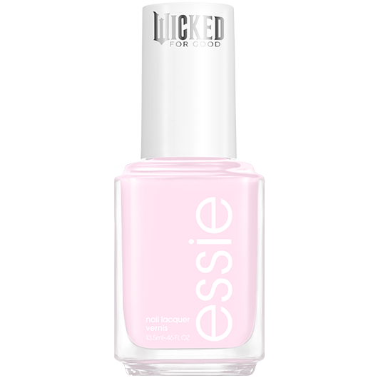 essie baby pink darlingest nail polish bottle on a white backdrop