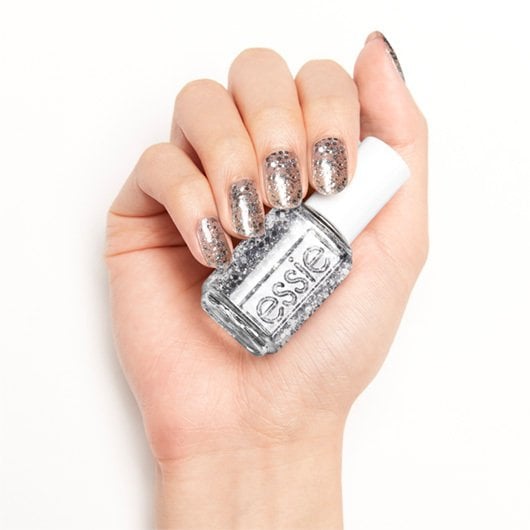 Set In Stones Silver Glitter Nail Polish Color Essie