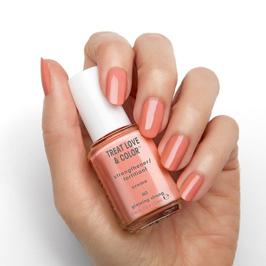 glowing strong treat love color nail care nail polish essie