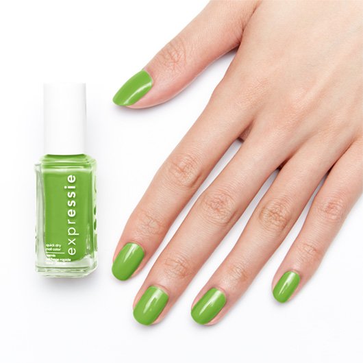take controller lime green nail polish essie